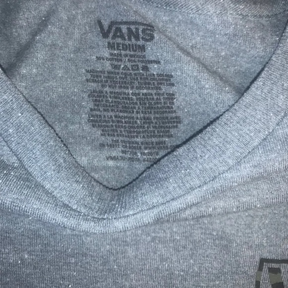 Vans Mens T shirt grey camo print M - Picture 5 of 5